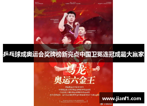 乒乓球成奥运会奖牌榜新亮点中国卫冕连冠成最大赢家